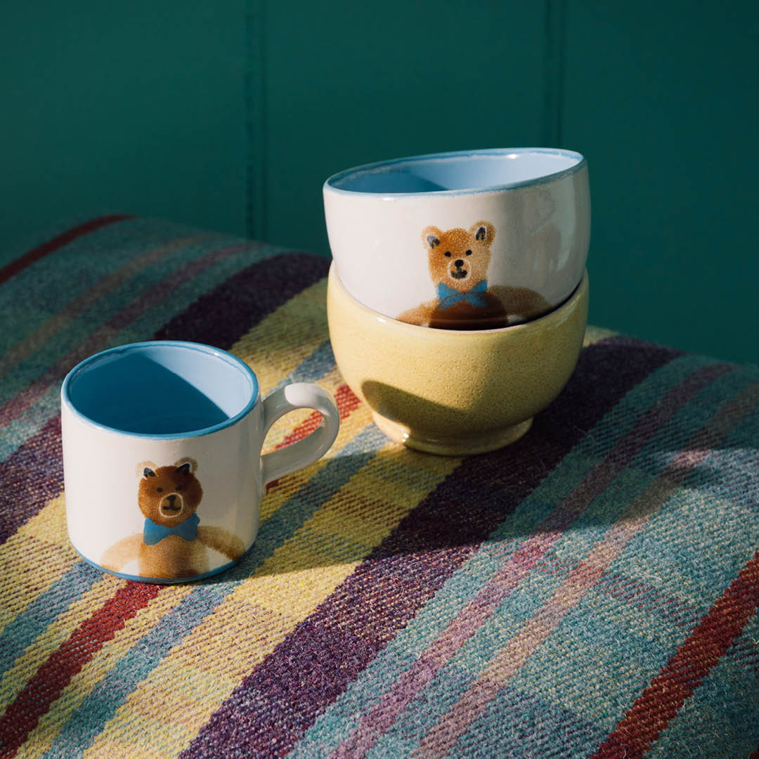 Blue Teddy Bear Small Bowl - Image 6